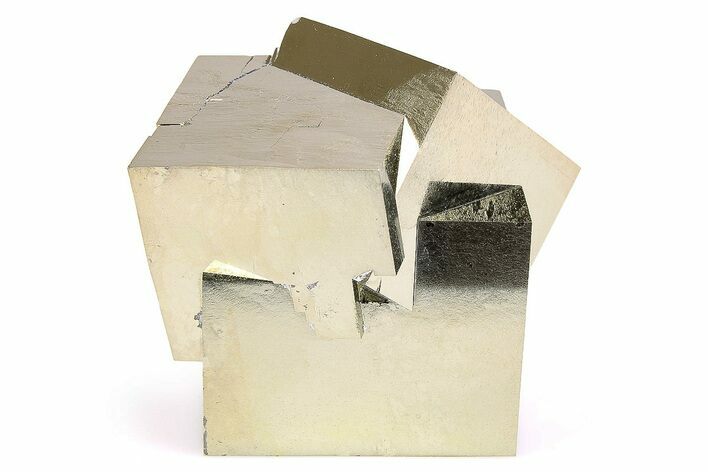 Natural Pyrite Cube Cluster - Spain #260195